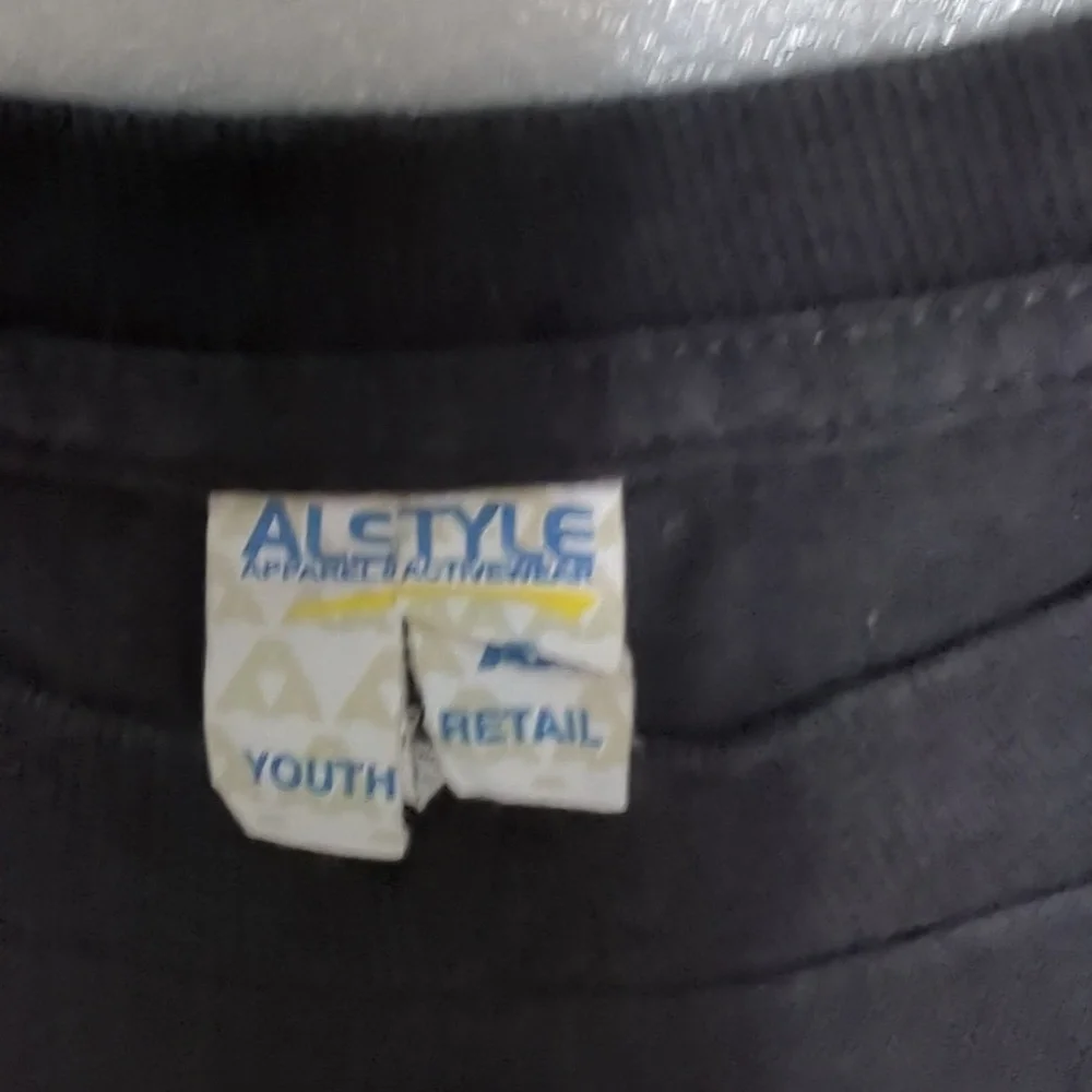 Boy's Alstyle Apparel & Activewear Black Graphic Short Sleeve Shirt Size M - Picture 3 of 5